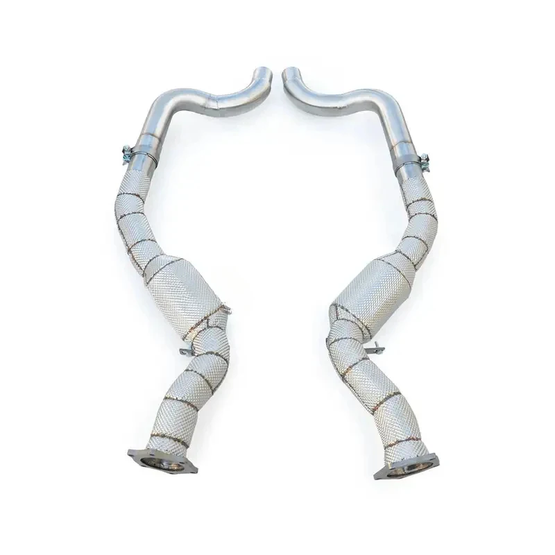 

Insulated Straight Through Exhaust Downpipe High Performance Parts Fit S 4.8T 970 2009-2016