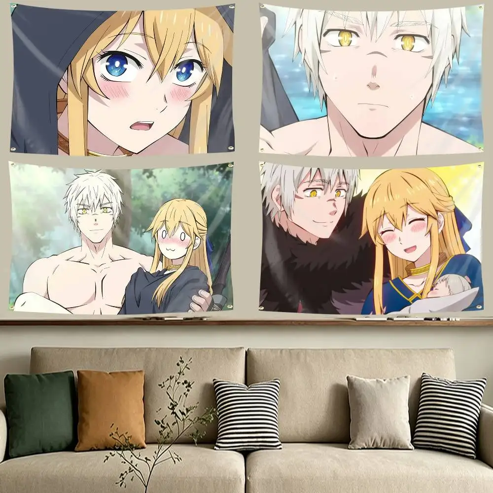 Флаг-гобелен Sera Anime The Barbarian-S Bride для спальни, гостиной, кемпинга на открытом воздухе, с возможностью индивидуального заказа