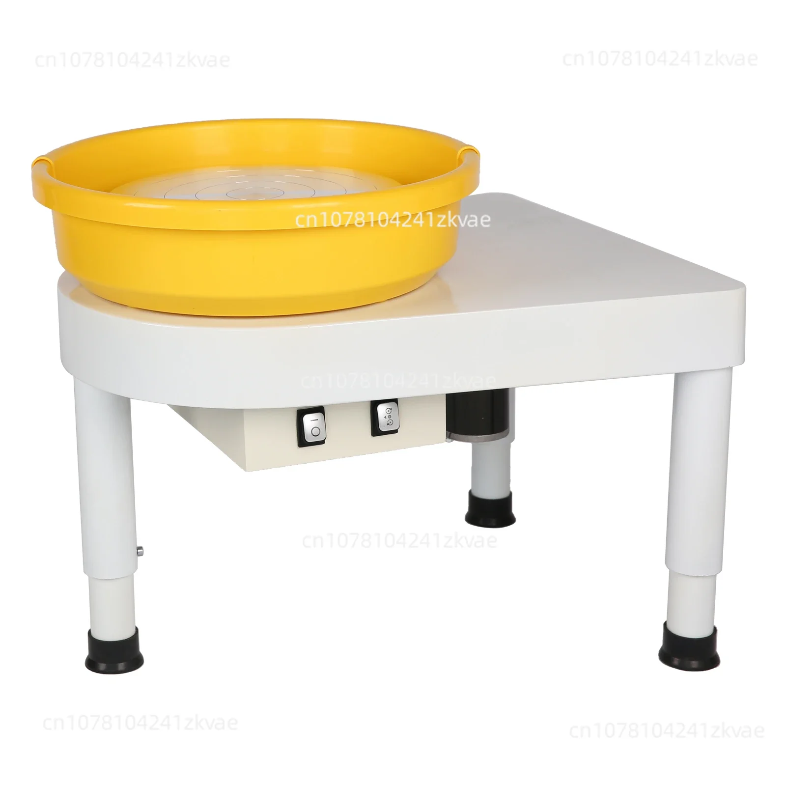 High Quality Yellow Detachable Basin Pottery Wheel for Ceramics Shop Studio