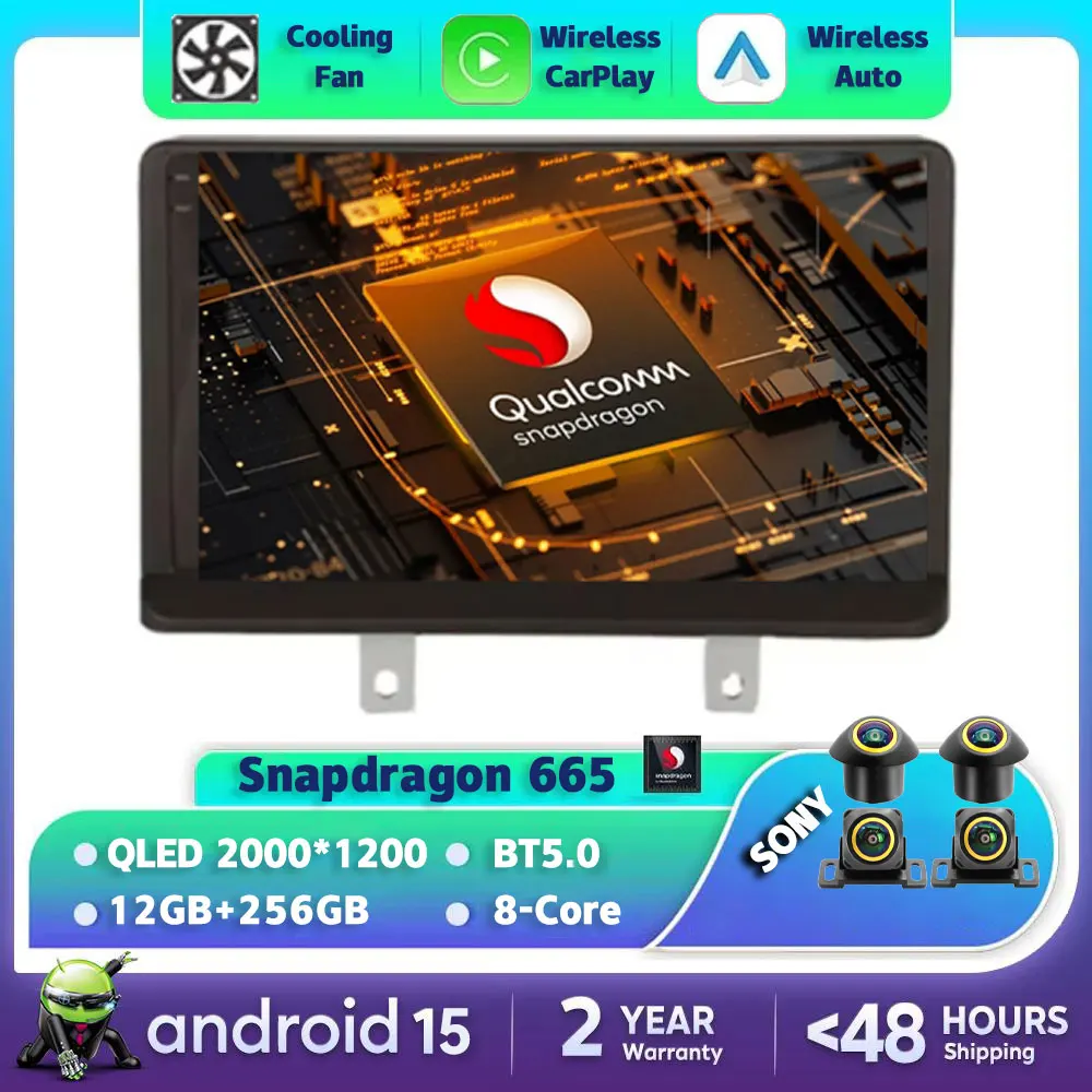 

Автомобильный радиоприемник Android 15 для Dongfeng DFSK Glory 560 S560 2017-2023 головное устройство мультимедийный стерео видеоплеер GPS NAVI BT QLED 2DIN