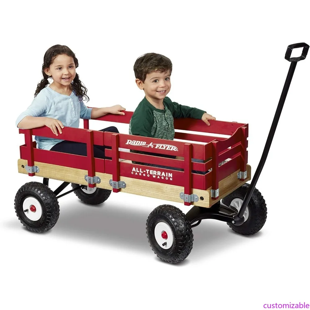 

Портативный складной фонарь для игр малышей на открытом воздухе, вездеходная коляска с радиофлаером и грузом