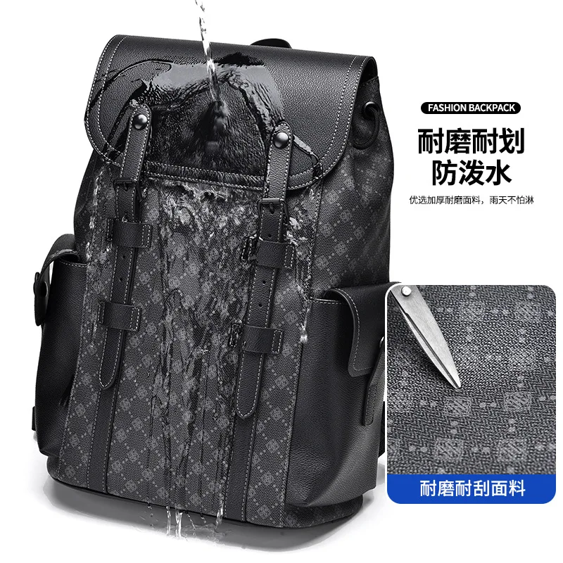 Business Backpack Men Large Capacity Designer Computer Rucksack 16 Inch Laptop Schoolbag Mochilas De Hombre Рюкзак Женский Сумка view 4