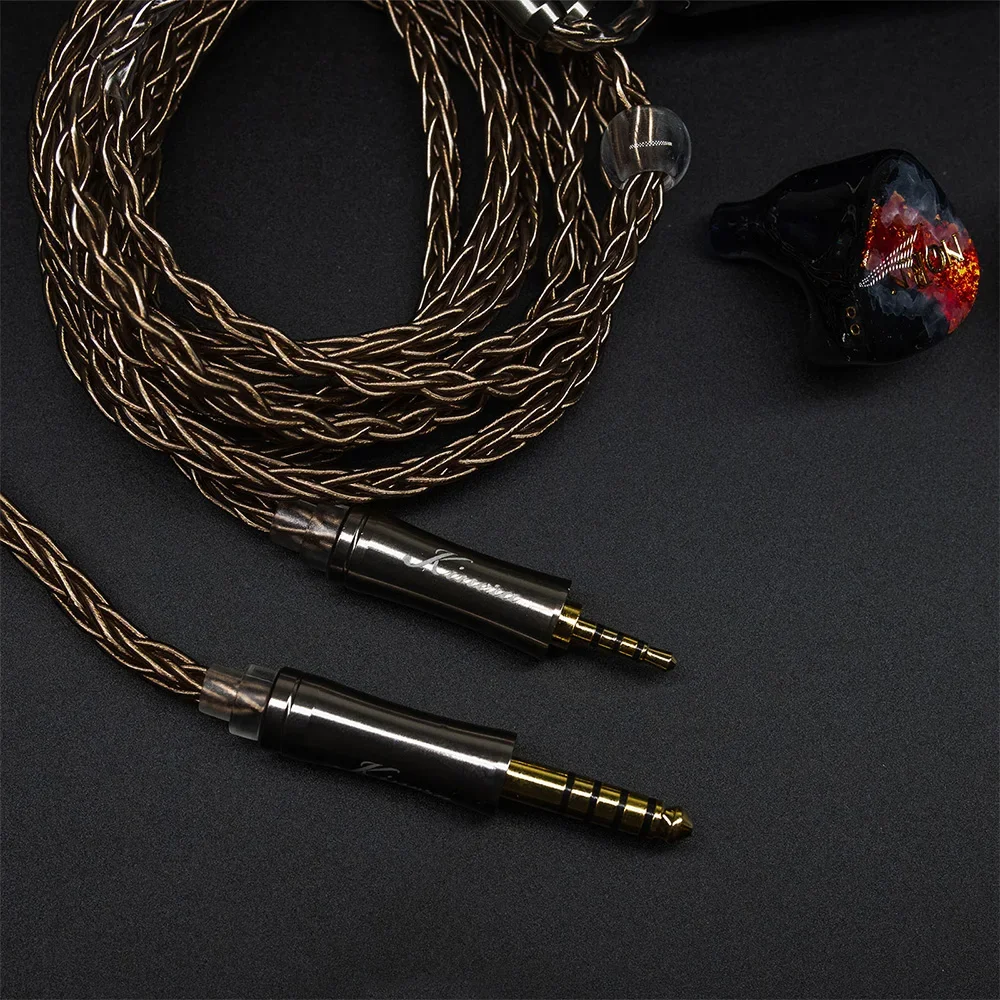 KINERA NORN 4BA+1DD Hybrid Drivers HIFI in-Ear Monitor Earphone Music DJ Earbuds Headset with 2Pin 0.78mm Detachable Cable