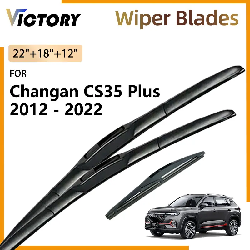 Front Rear Wiper Blade For Changan CS35 Plus 2012 - 2022 2021 2020 2019 2018 2016 2015 Oshan COS5° Windshield Windscreen Brushes