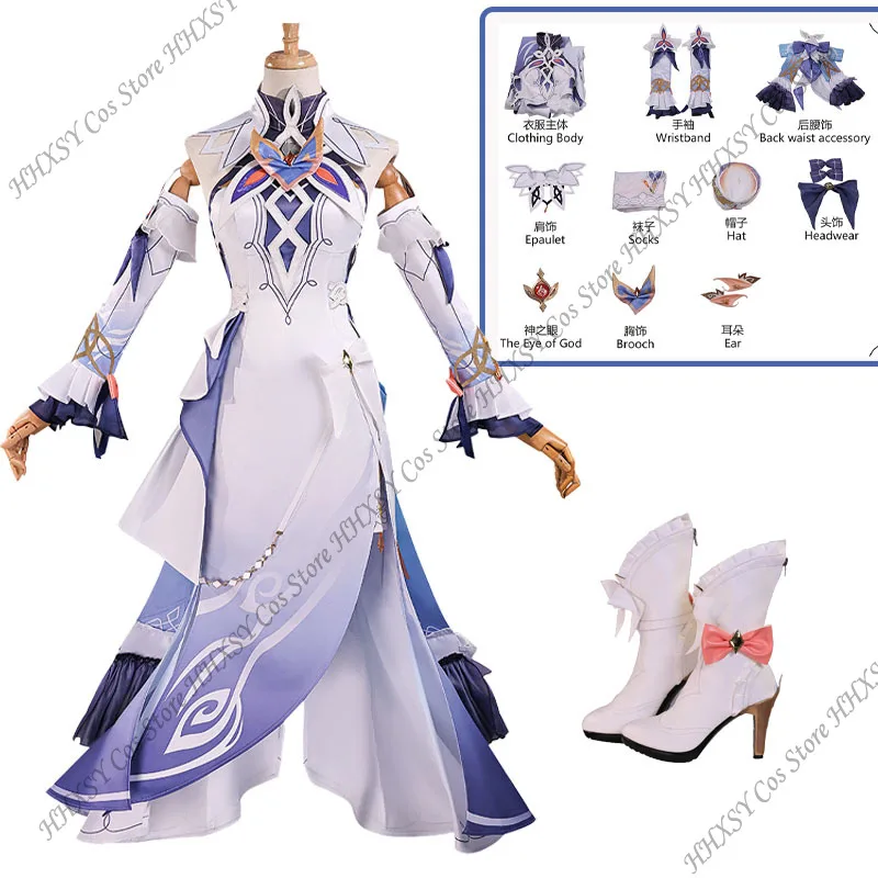 

Николь Рейсин Genshin Косплей Игра Genshin Impact Николь Реййн Косплей Костюм Обувь Хэллоуин Ролевая Игра Униформа для Женщин