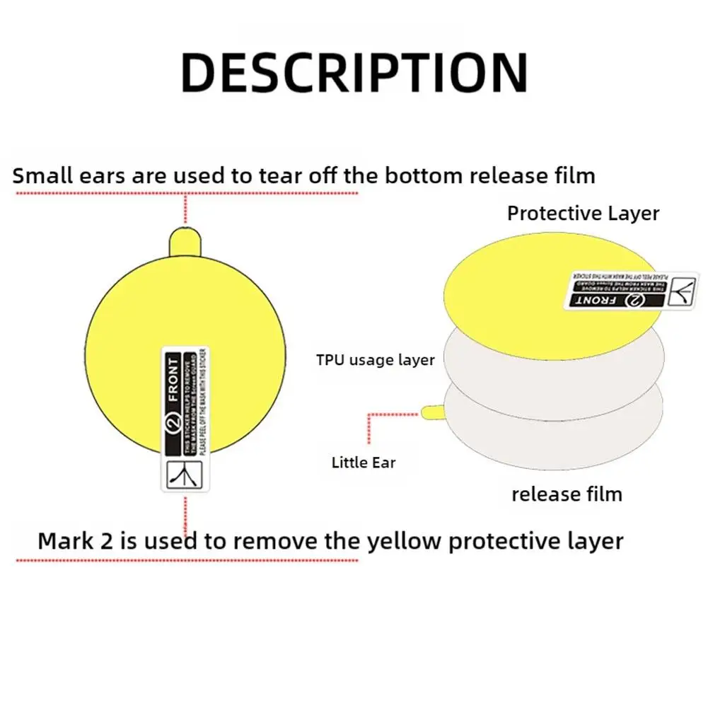 ل Amazfit Active 2 طبقة رقيقة واقية شفافة لينة بولي TPU هيدروجيل واقي للشاشة مقاوم للغبار طبقة مقاومة للخدش #6