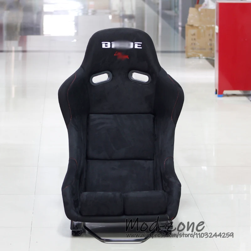 JDM VIOS III LOWMAX Light Weight Carbon Fiber Fiberglass Alcantara Fabric Car Tuning Fixed Bucket Racing Seat