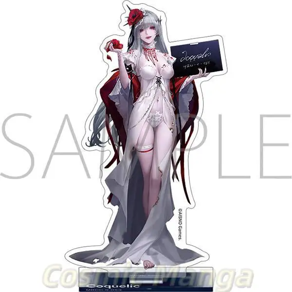 Genuine Path To Nowhere Anime Coquelic ZOYA Hella Hecate Cosplay Acrylic Card Brick Standing Sign Desk Ornament Gift Halloween - view 4