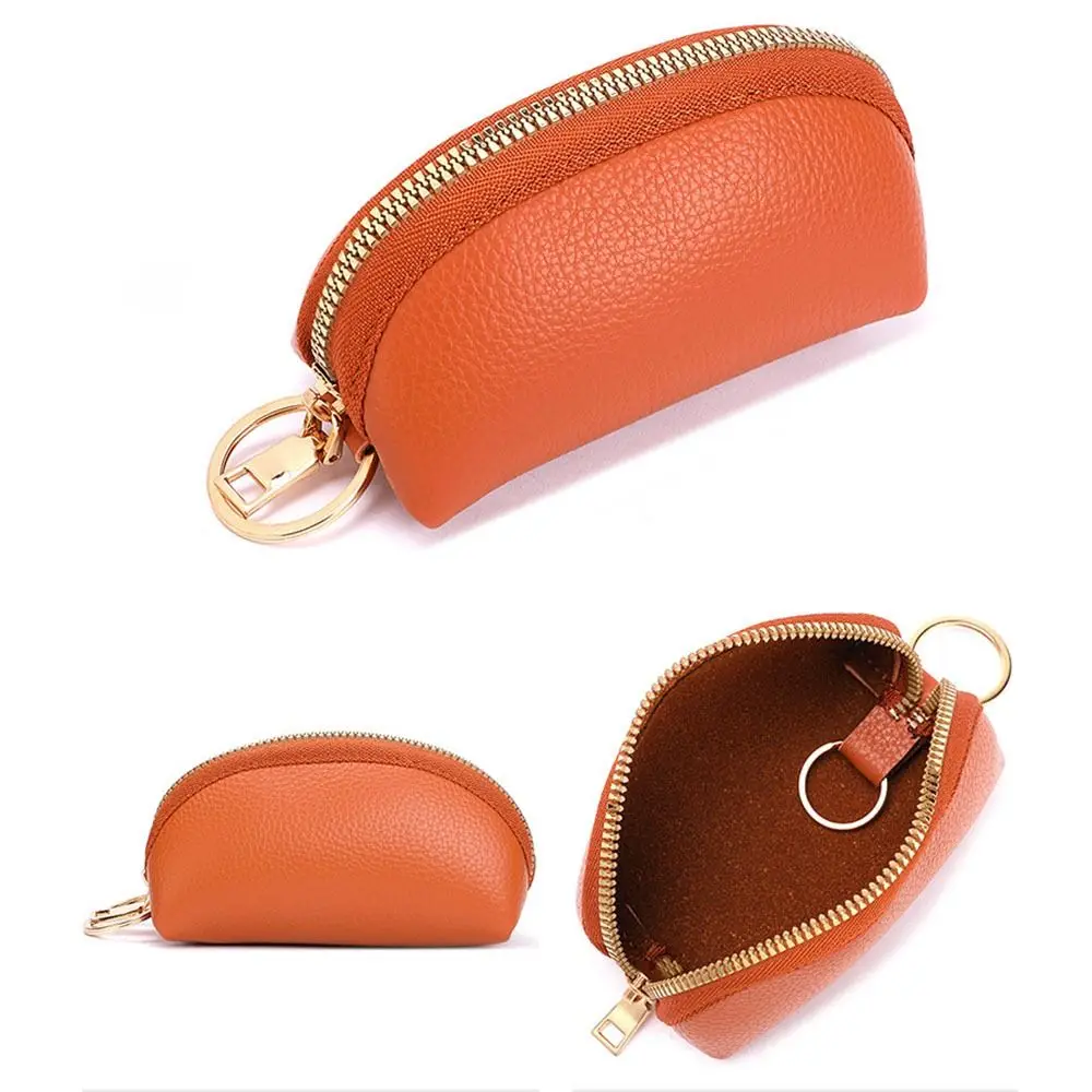 

PU Key Pouch Zipper Key Holder Organizer Car Key Bag Wallet Keychain Fashion Simple Key Case Bag Men Women Car Key Protect Cover