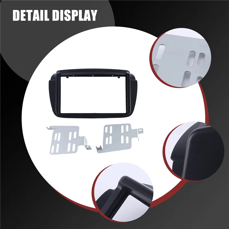 

AEA7-Car Radio Fascia For Fiat Doblo Opel Combo Tour DVD Stereo Frame Plate Adapter Mounting Dash Installation Bezel Trim Kit