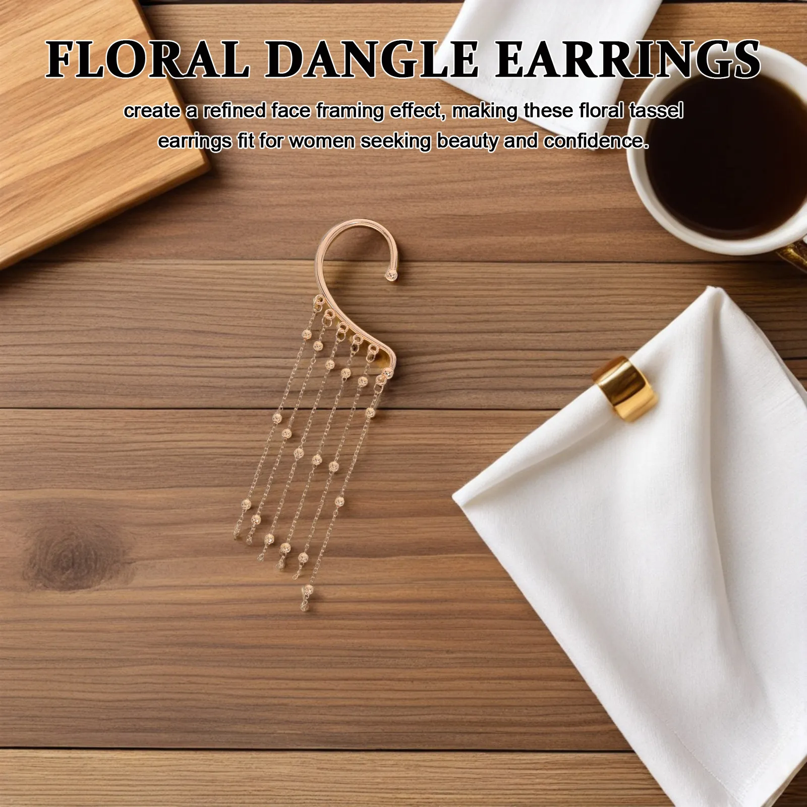 6Pcs Flower Tassel Dangle Earr - Tassel Earrings Boho recension och pris