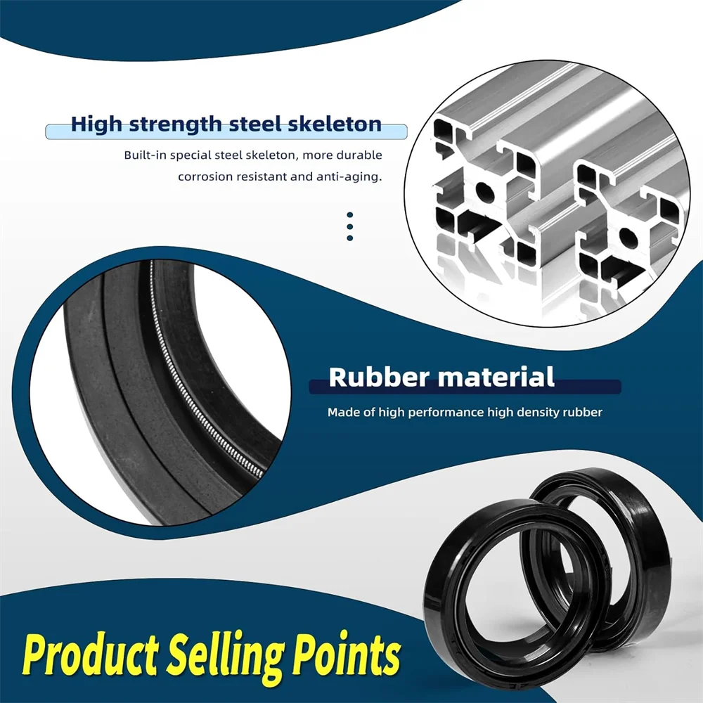Fit for SUZUKI GSX-8R VSTROM DL800 Motorcycle Fork Dust Oil Seal GSX750F GSX600F SV650 SV650X SFV650 GSXR600 750 VL1500 VL800 view 5