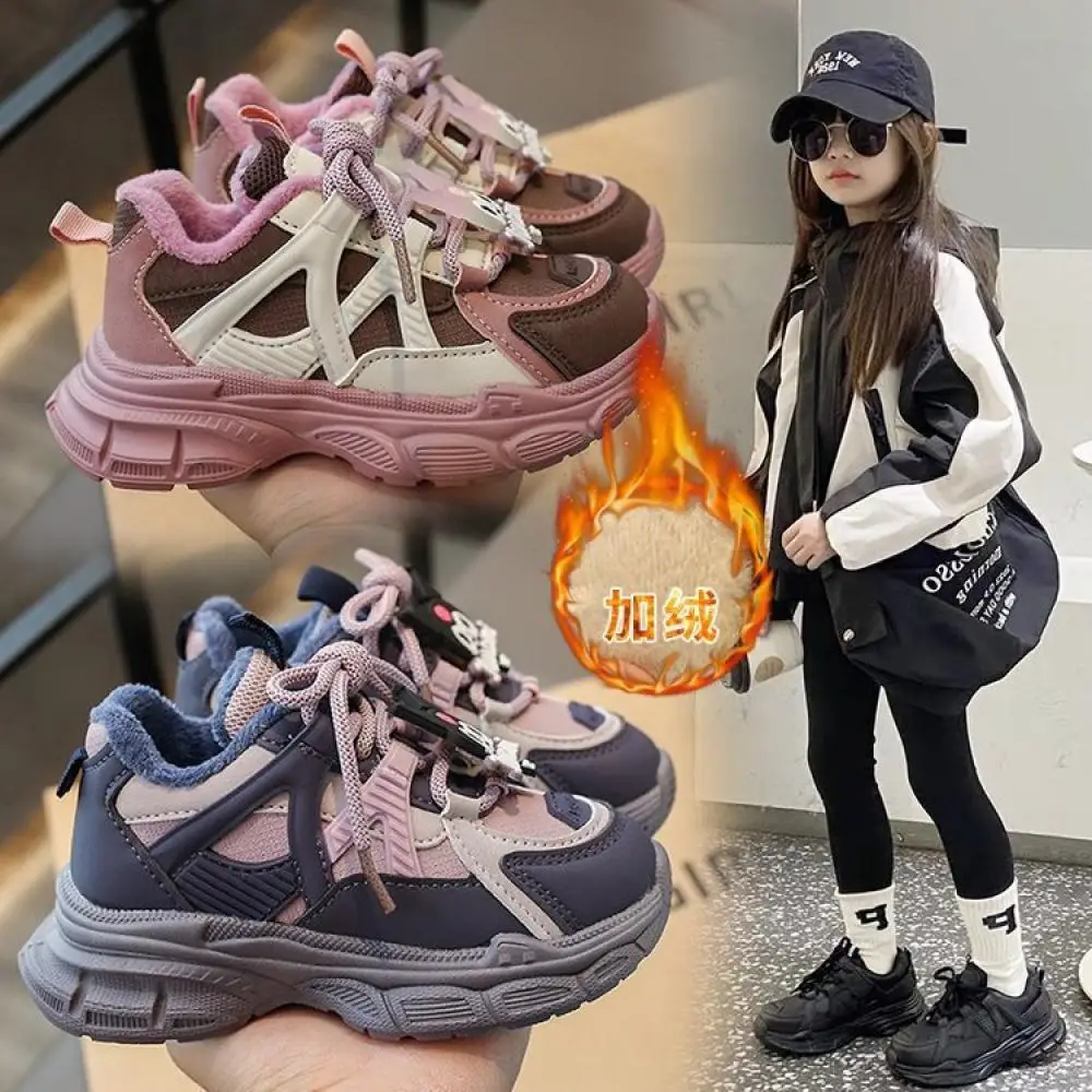 Kuromi Girls Casual Shoes Sanrio Anime Cartoon Spring Autumn Kawaii Childre Sneakers Fashion Cute Casual Light Kids Sports Shoes