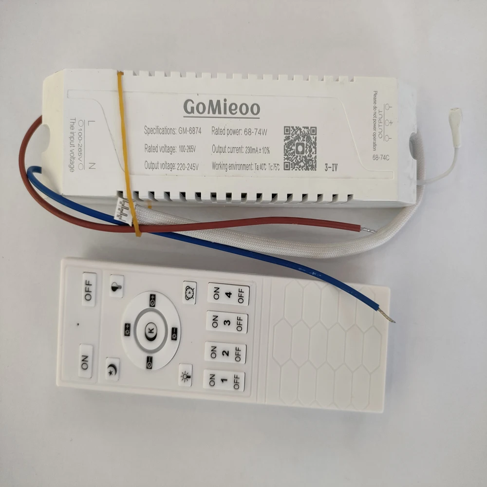 2.4G remote control dimming APP LED driver dual color 4-120W AC110V 220V Single output power