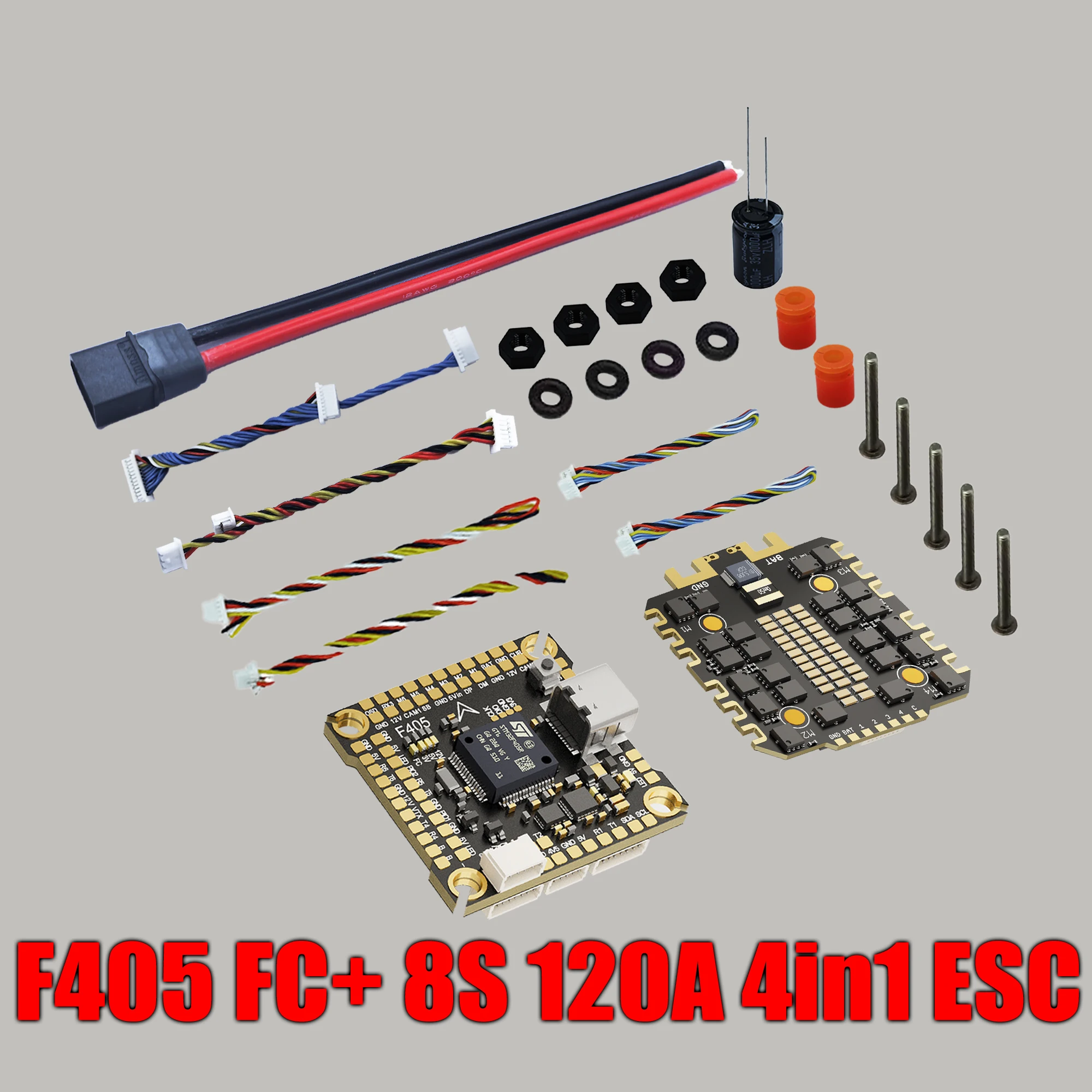 F405 V4 120A Stack ICM42688P F405 Vluchtcontroller BLHELI_S 120A 4in1 ESC 30,5X30,5mm 3-8S voor FPV Freestyle Drones Onderdelen