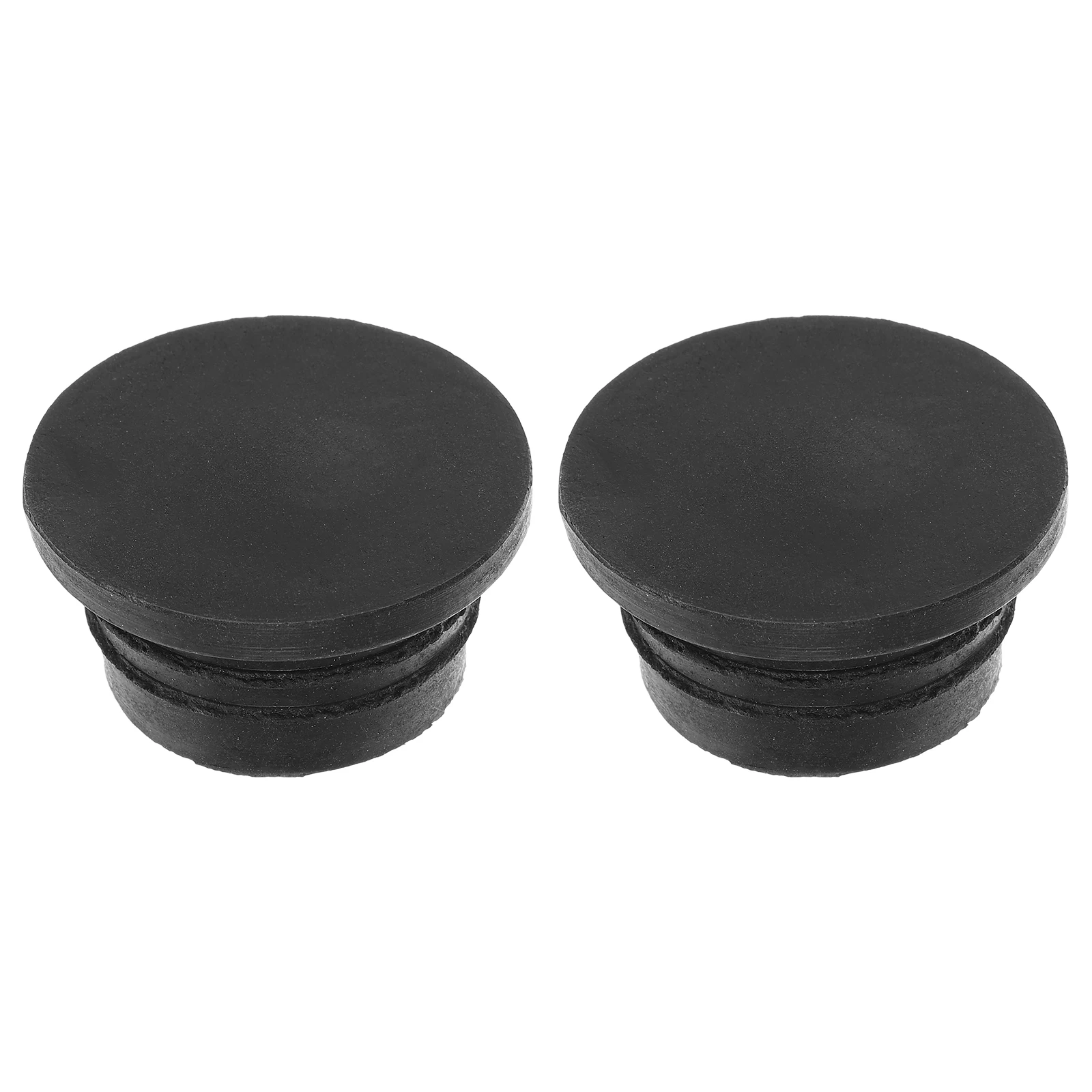 2pcs Durable Swimming Pool Rubber Stopper Plug for Ladder Replacement Non Slip Long Service Life Easy Install Pool Ladder