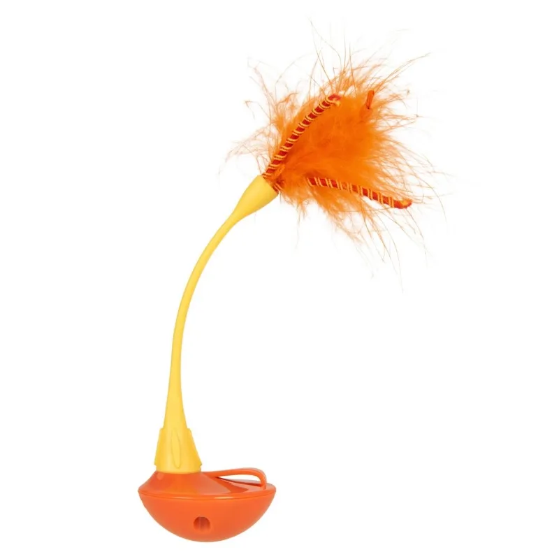 SmartyKat Orange Tip 'N Dip Interactive Cat Toy | Mental Stimulation Occupying Cat Toy, 1.8in Length, 0.1 Weight