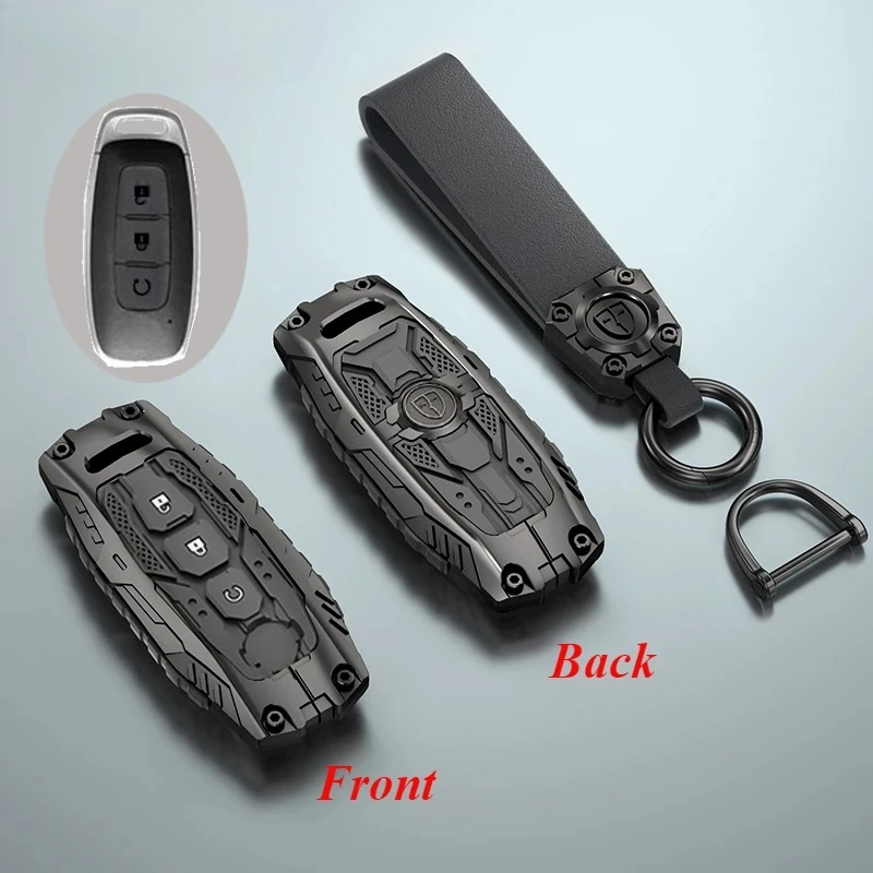 

Fashion Metal+Silicone Key Case Holder Cover for Nissan X-trail T33 Kicks Qashqai J12 Juke Teana Altima Ariya 2023 2024 Remote