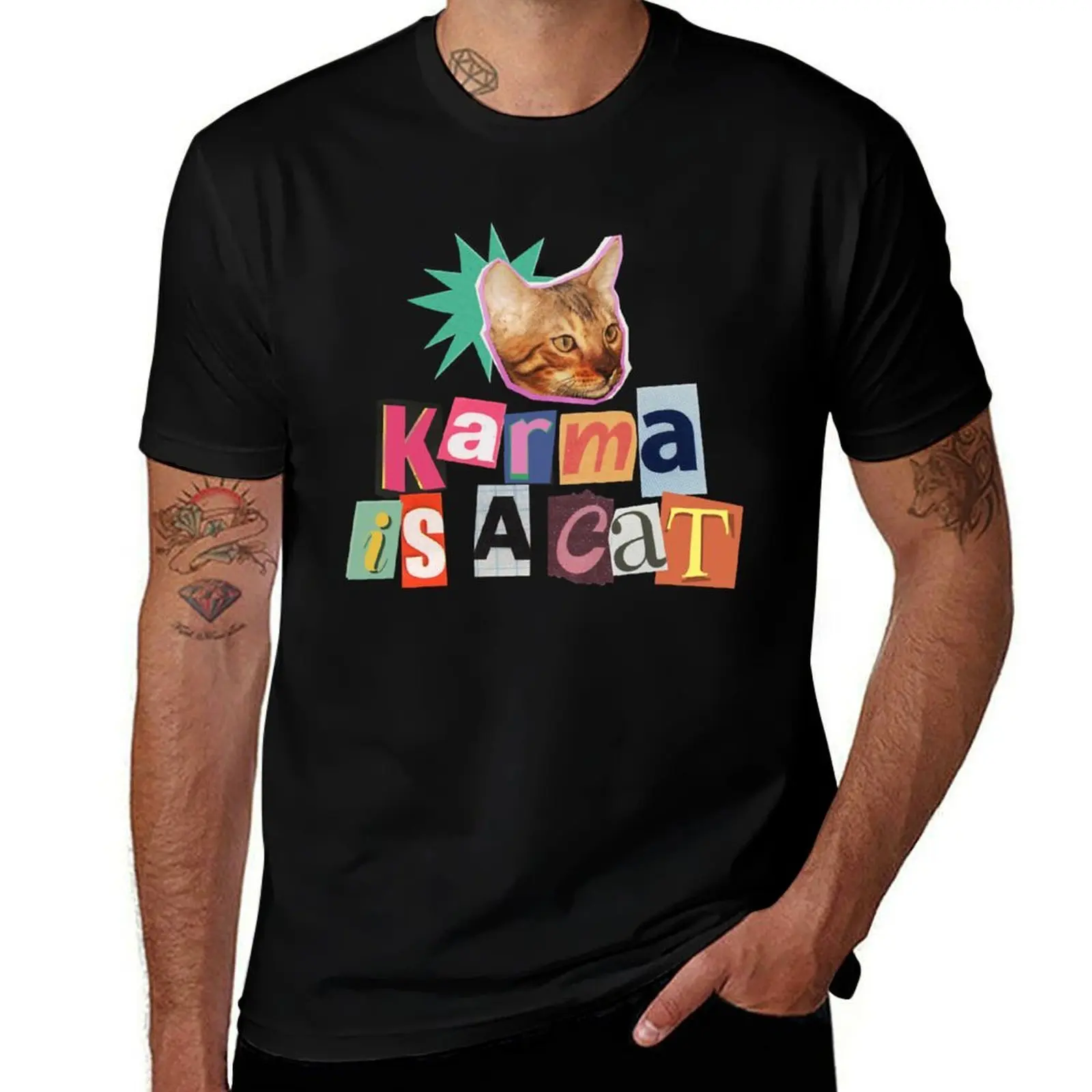 

man cotton funny for shirts Vintage 100 t T-Shirt percent t shirt t Karma cotton for man man for shirts men