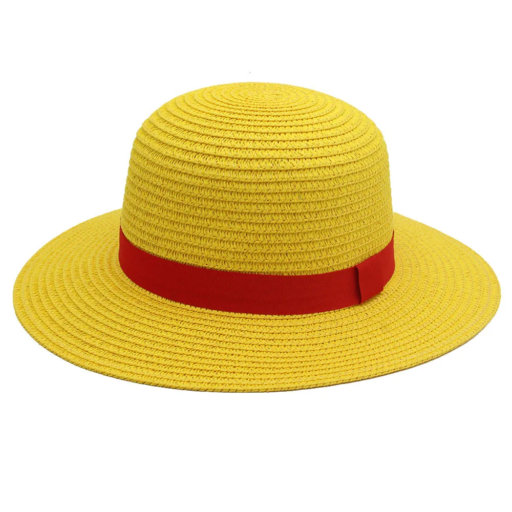 

Anime One Piece Luffy Peripheral Straw Hat Group Two-dimensional Original Hat Sunshade Sunscreen Best Birthday Gift