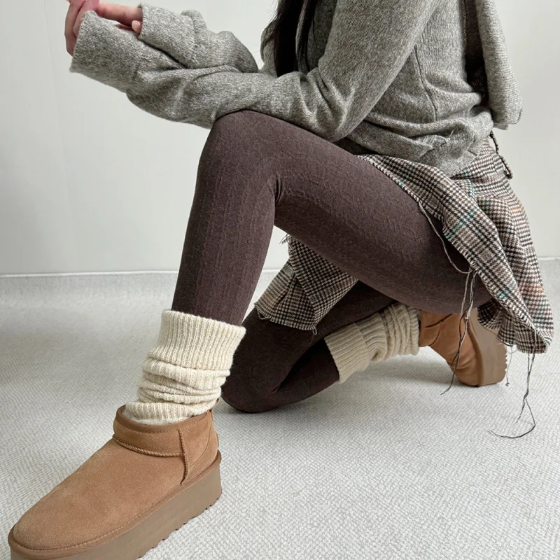 

Осень-зима менарный кофейный цвет вертикальные полосатые колготки с цепочкой и постоянной температурой легкая компрессия для похудения ноги Sim