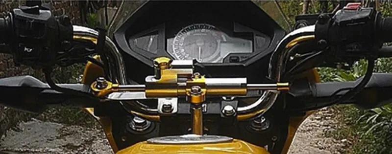 مانع ارتجاج توجيه الدراجة النارية من الألومنيوم, مانع ارتجاج لدراجات ياماها bmw honda Suzuki ducati Kawasaki NINJA 250R ZX6R ZX9R ZX10R ZX12R ZZR1400 ZX14
