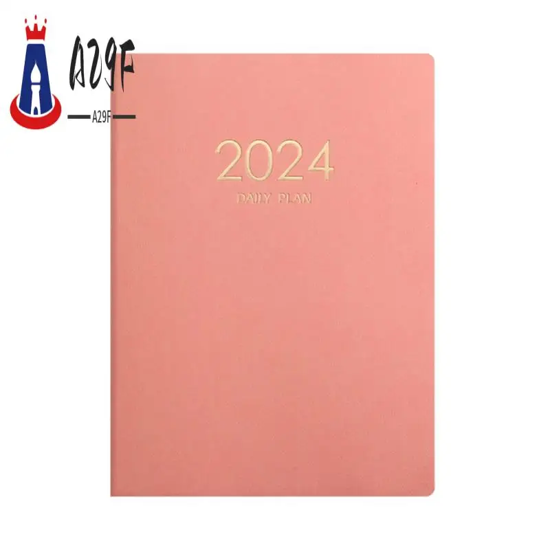 

A29F-2024 Plan Notebook Calendar Thickened Daily Plan Notebook Weekly Notebook Office School Supplies