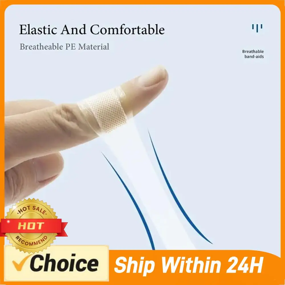 

50/120Pcs Adhesive Medical Strips Transparent Band Aid Invisible Waterproof Adhesive Bandages Emergency Supplies for Kid Adult