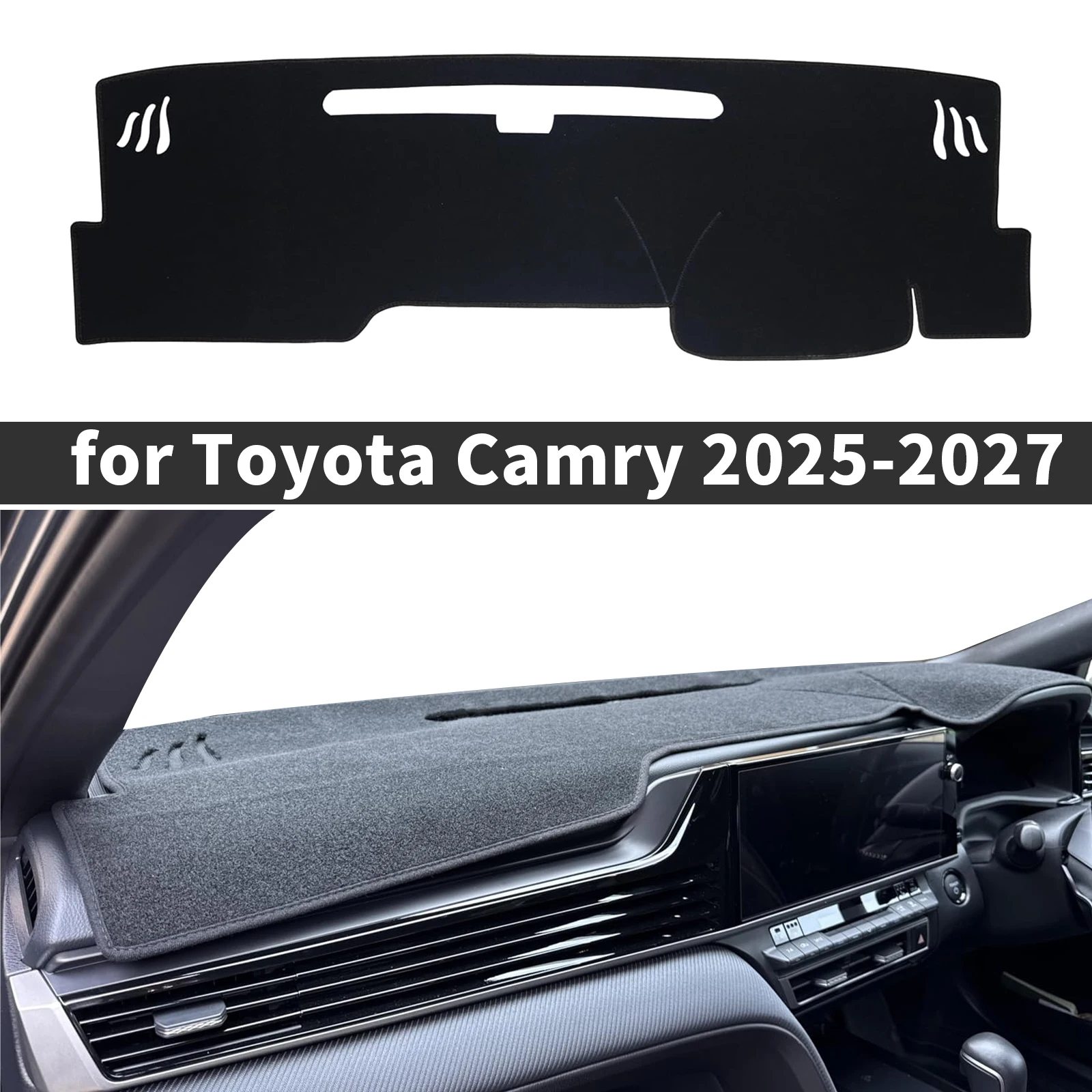 

fit for Toyota Camry 2025-2027 XV80 Dashmat Dashboard Cover Pad DashMat Sunshade Protective Carpet Car Accessories