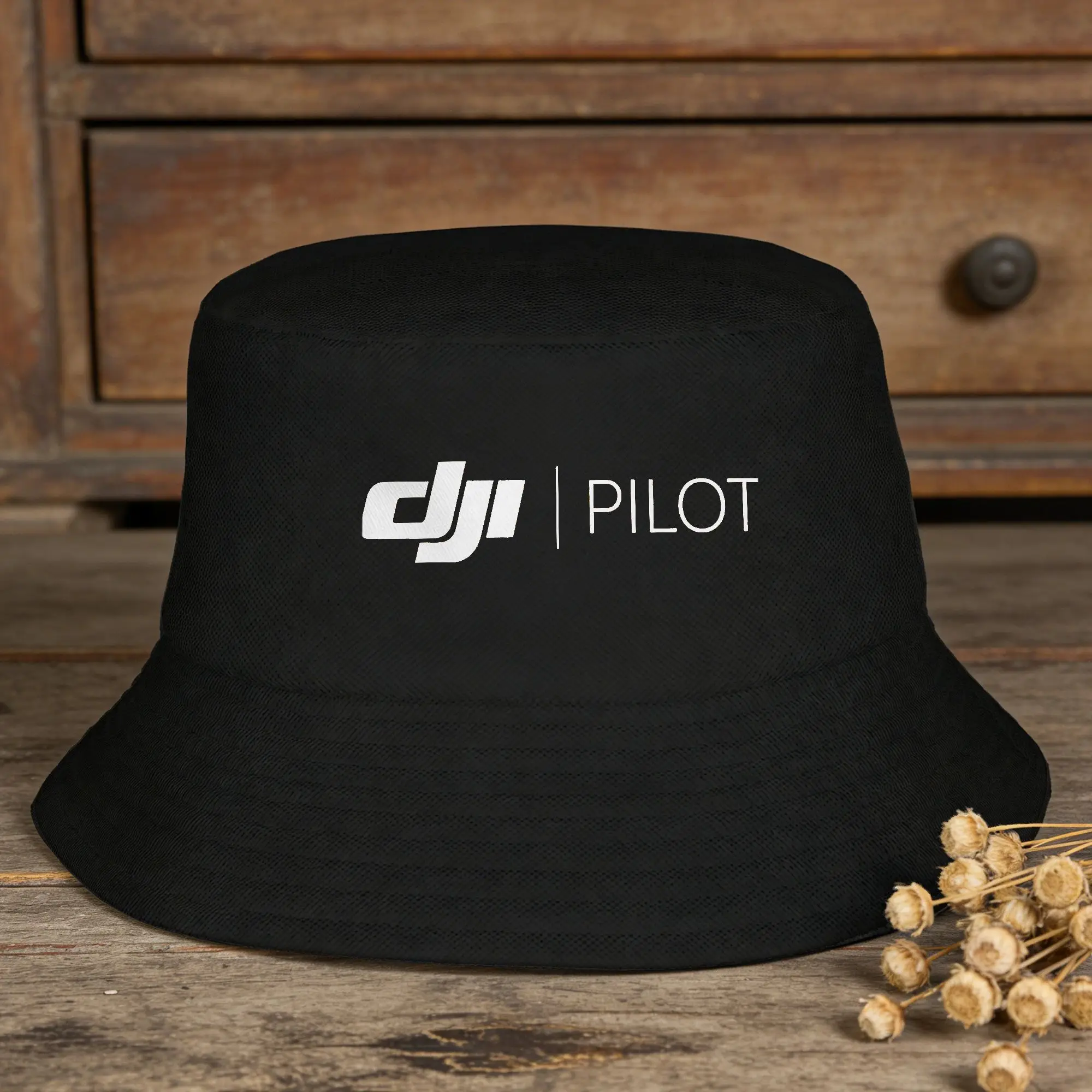 D-djis Drone Bucket Hat  Hawaii Fisherman Caps Soft Fold Fishing Sunscreen Hats For Men Women Funny Custom DIY Cap