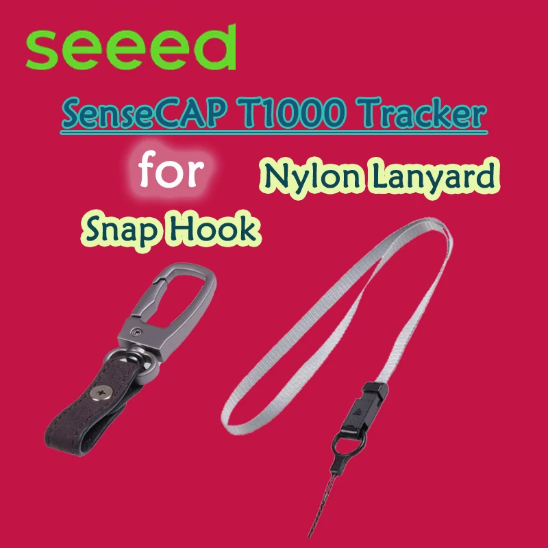 

Snap Hook or Nylon Lanyard for SenseCAP T1000 Tracker