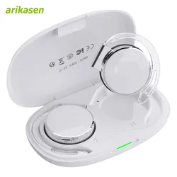 True Open Ear Headphones for Long-Lasting Comfort Stereo Sound TWS Bluetooth Headphones 5.2 with Mic Wireless Earbuds for Sports