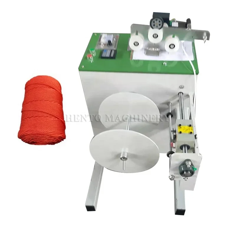 Labor Saving Rope Coil Automatic Making Machine / Rope Rewinding Machine / Flat Belt Winding Machine