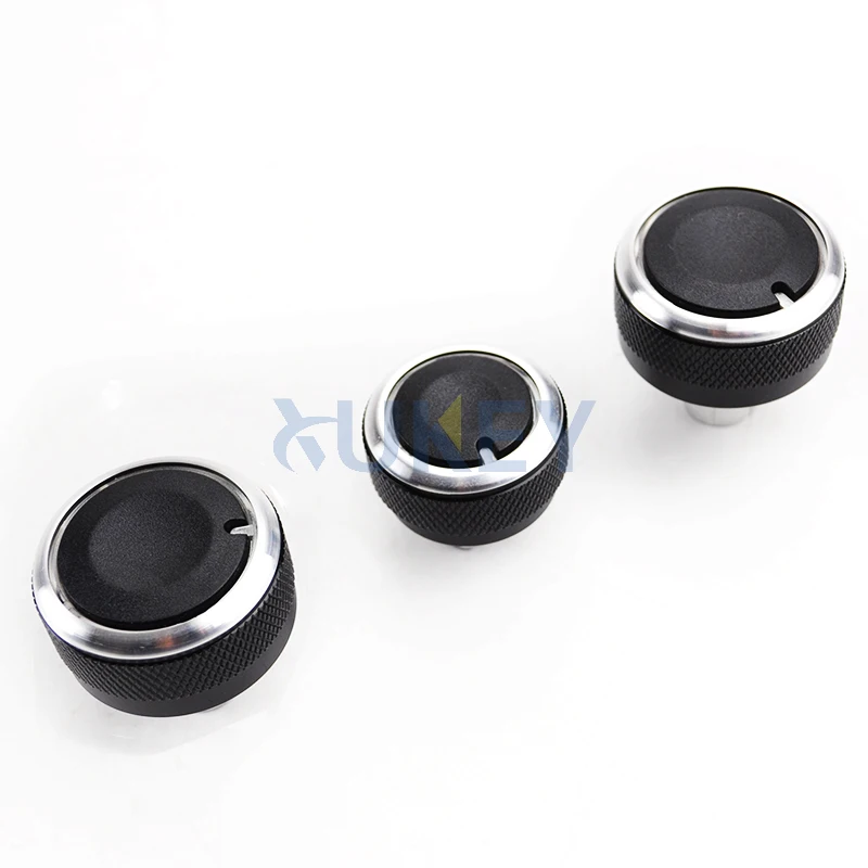 FIT FOR SKODA OCTAVIA A5 SWITCH KNOB KNOBS HEATER CLIMATE CONTROL BUTTONS DIALS HEAT FRAME RING A/C AIR CON