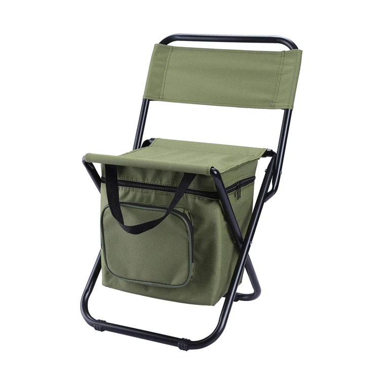 

High Quality Outdoor Portable Director Chair Multifunction Backpack Folding Picnic Camping Fishing Chair With Cooler Bag