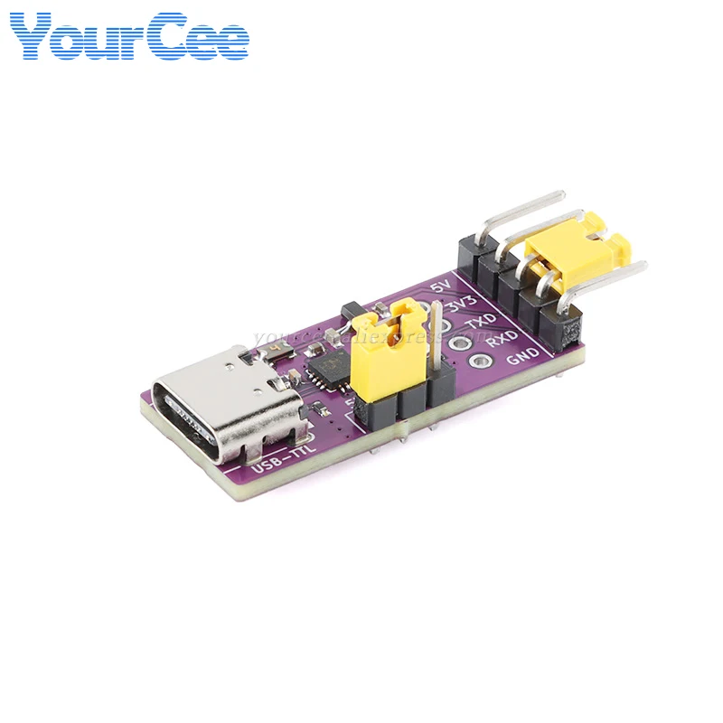 2pcs/1pc CH343 High Speed 6Mbps USB to TTL Serial Port Module USB Type-C interface Communication Conversion Module