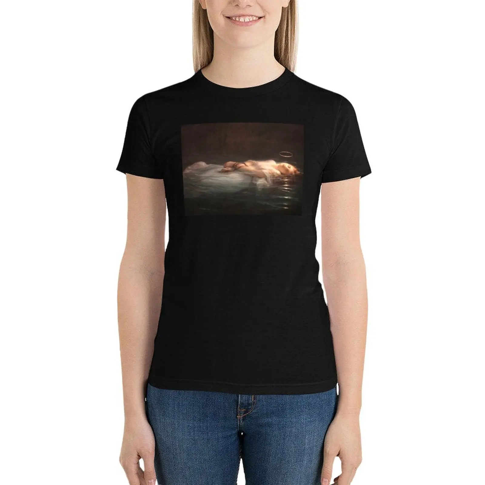 The Young Martyr - Paul Delaroche T-Shirt tops cute tops fashion woman blouse 2024