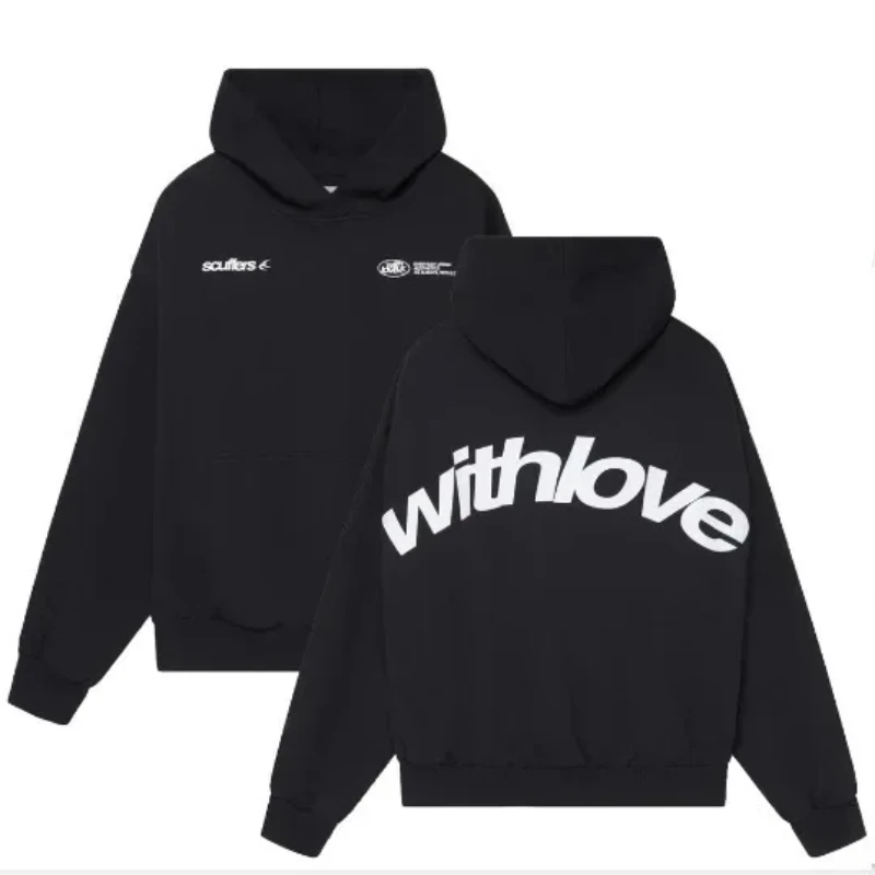 2024 High quality Hoodie Withlove Couple Tokio Hotel Printed Women Pullover Kaulitz Fashion Luxury Female Hooded Sweatshirt