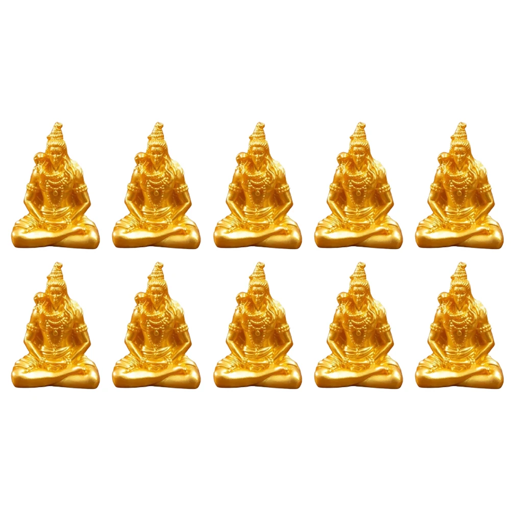 Spiritual Home Ornament Golden Buddha Statue For Special Occasion Gifts Intricate Craftsmanship Details Artistic Elegant Design