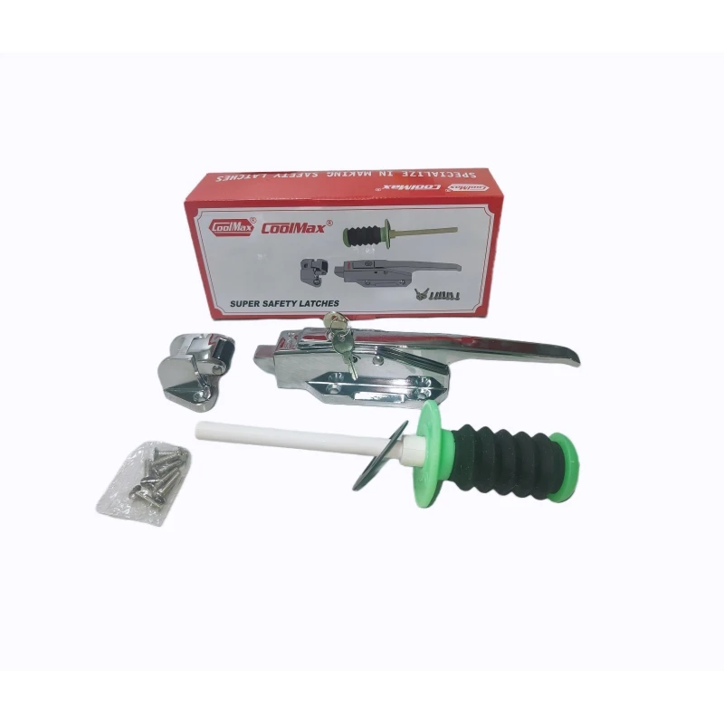 

COOLMAX High Quality CM-1178P Cold Storage Security Door Handle Zinc Alloy Stainless Steel Lock Low Price for Dool Use