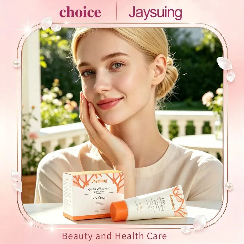 Jaysuing Gluta Whitening Lazy Cream Melanin Remove Hydra Brightening Full Body Available Pore Refining Skin Face Skin Care Cream