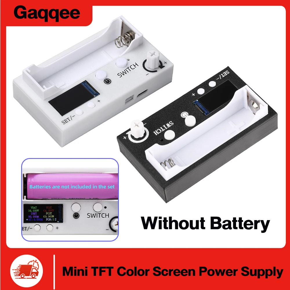 

Mini TFT Color Screen Power Supply Adjustable Test Power Supply 18650 Buck-Boost Power Supply Pocket Power Supply Module