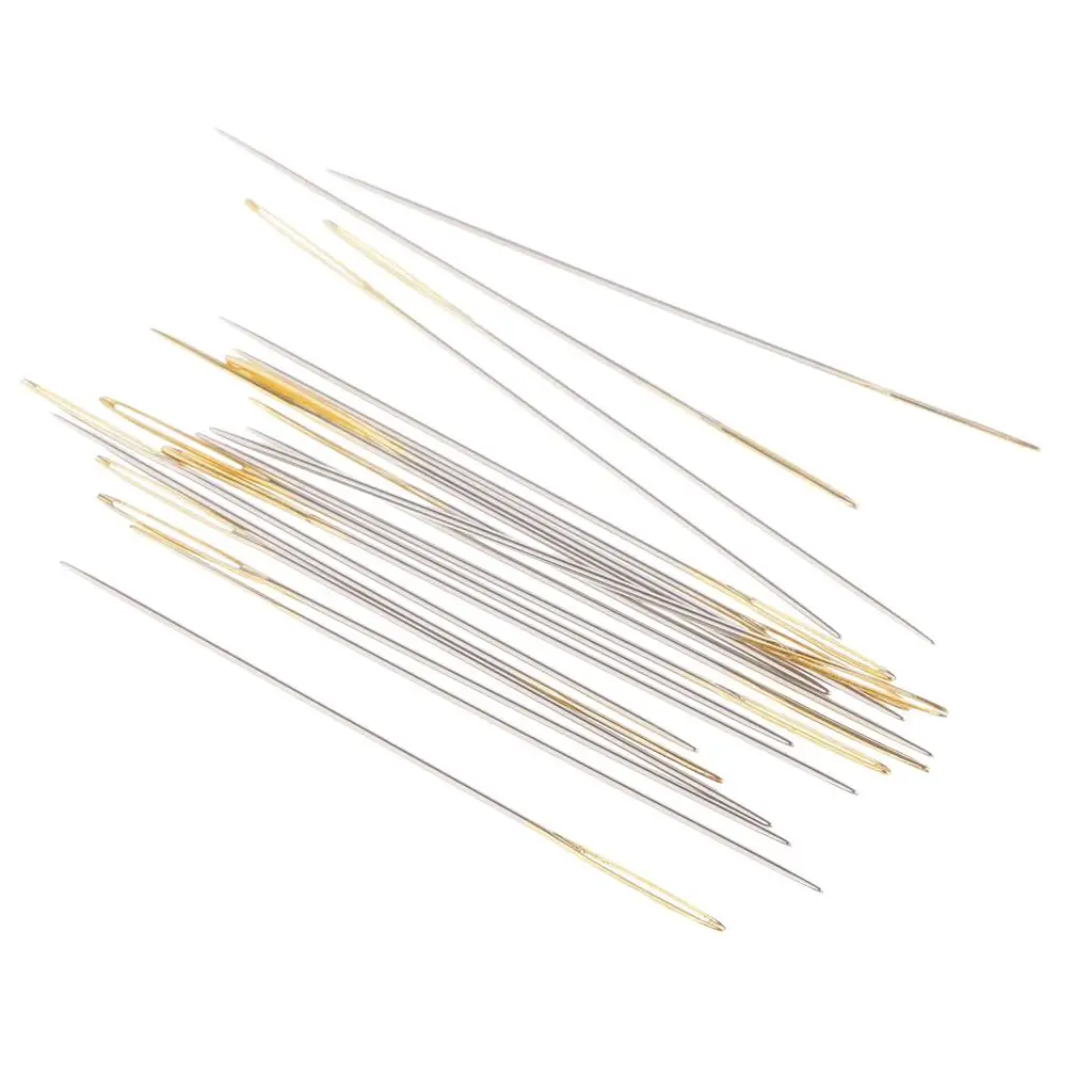 20x Large Eye Needles Embroidery Needles DIY Knitting Yarn 28#