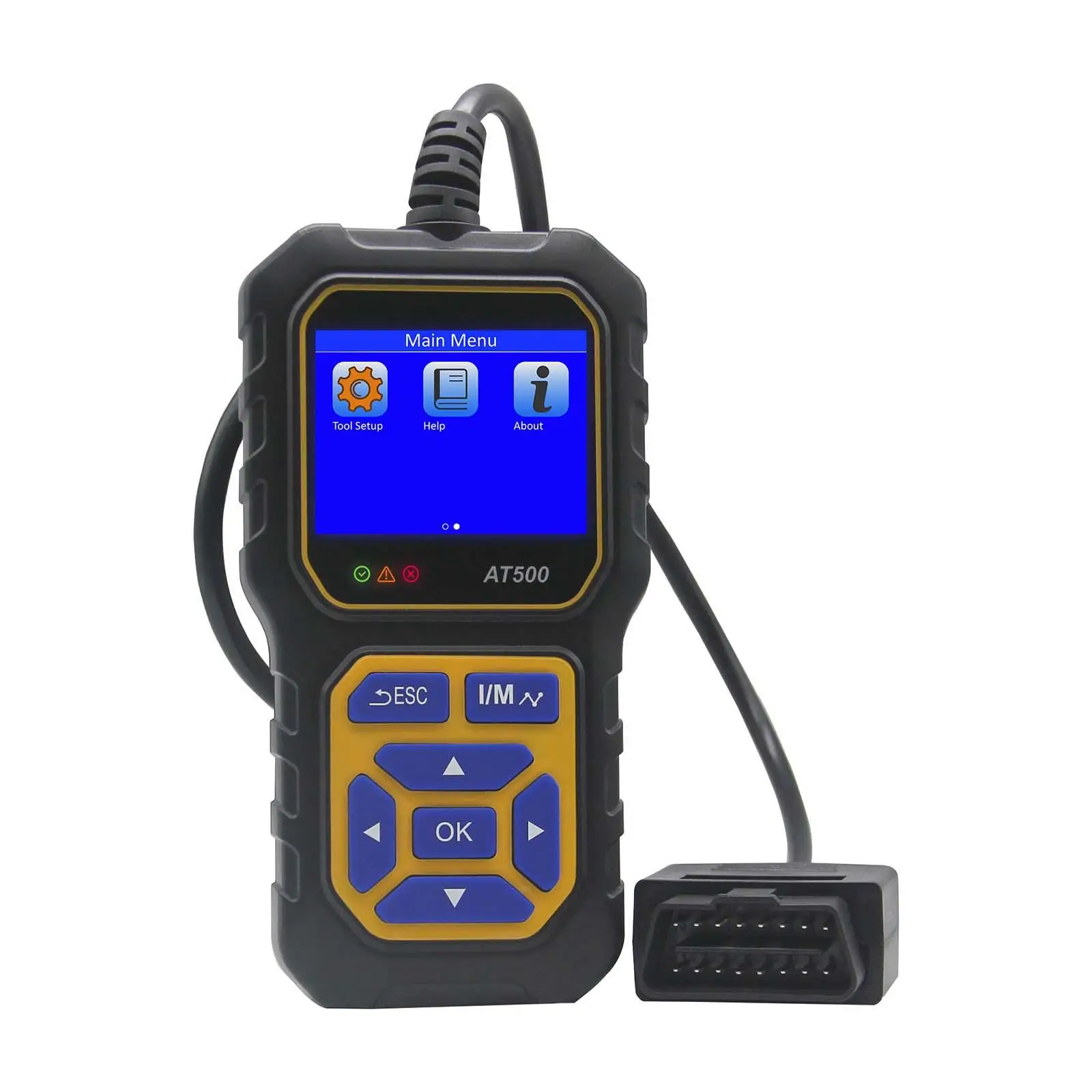 OBD2 Scanner scan Tool Handheld Professional Plug Play Engine Fault for Car Automotive at500 Enhanced Car Diagnostic Tool