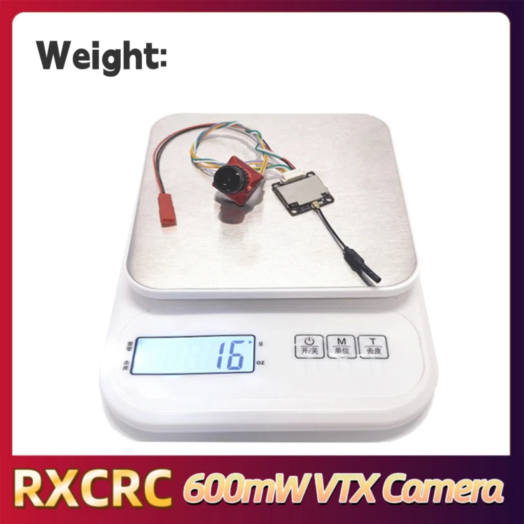 RXC 5.8G 600mW Transmissor VTX de potência 1500TVL 2.1mm Câmera, FPV 4.3 polegadas 56CH Monitor de recepção. Para RC Multicopter FPV Drone Parte.