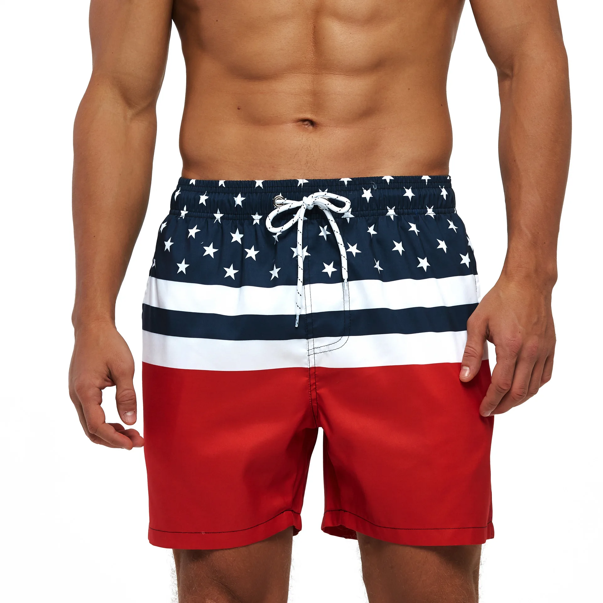 Flamingo Print Board Shorts Men Fashion Swimwear Shorts Trunk Sports Pants Men\'s Briefs Swimsuit Kid\'s Fruit Beach Short Boy