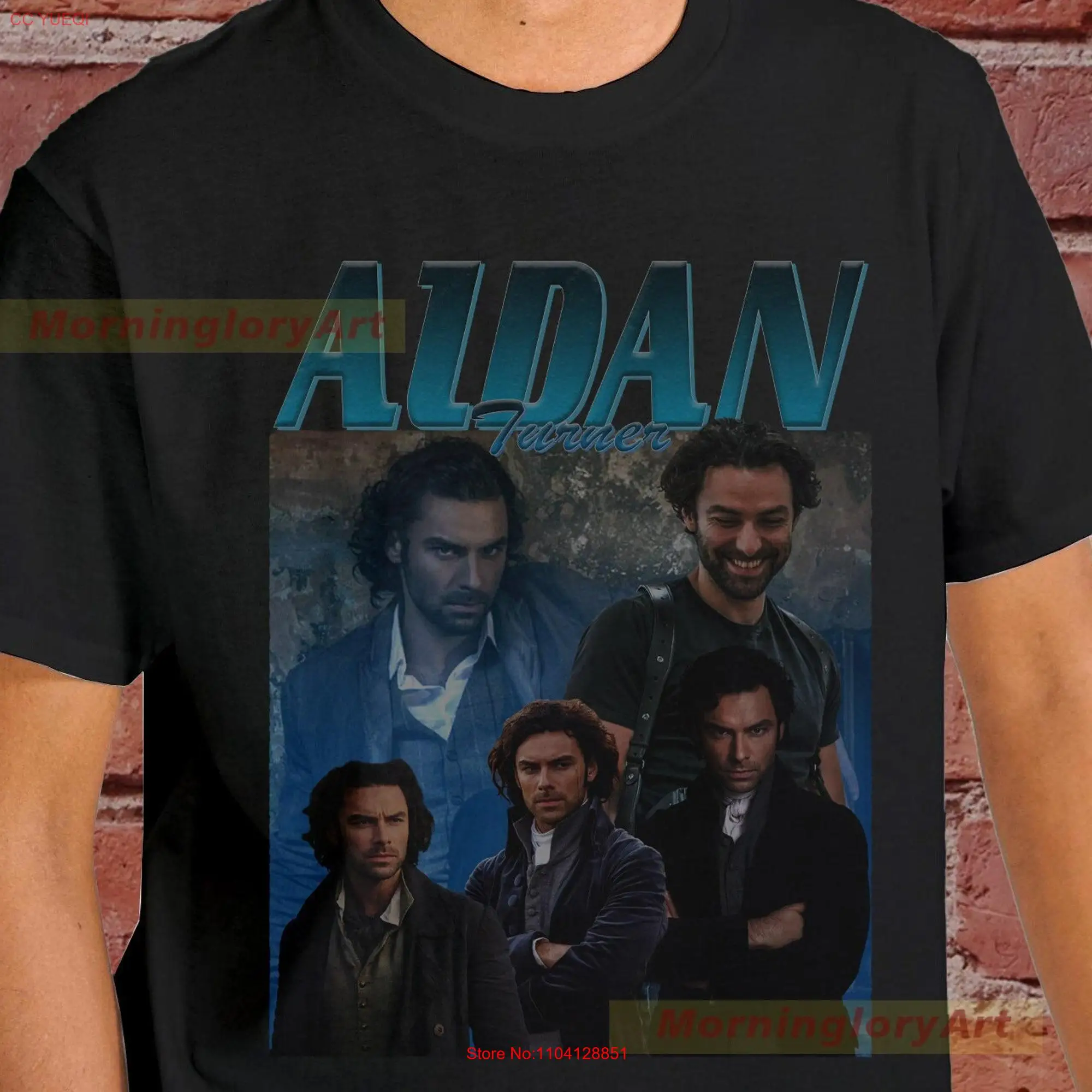 Aidan Turner T Shirt SweaT Sweater Cotton Clothing long or short sleeves