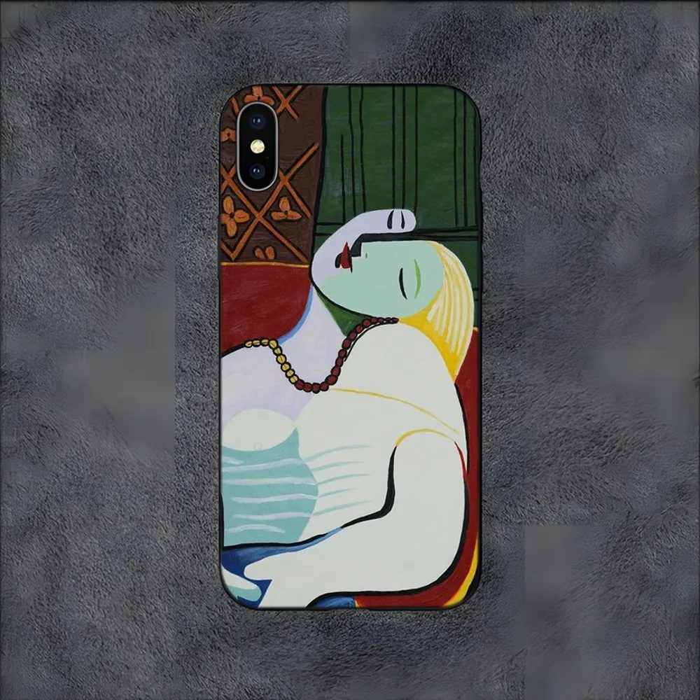 Picasso Abstract Painting Phone Case For Samsung S21,S22,S23,S30,Ultra,S20,S30,Plus,S21 Fe,10,9,5G Silicone Cover