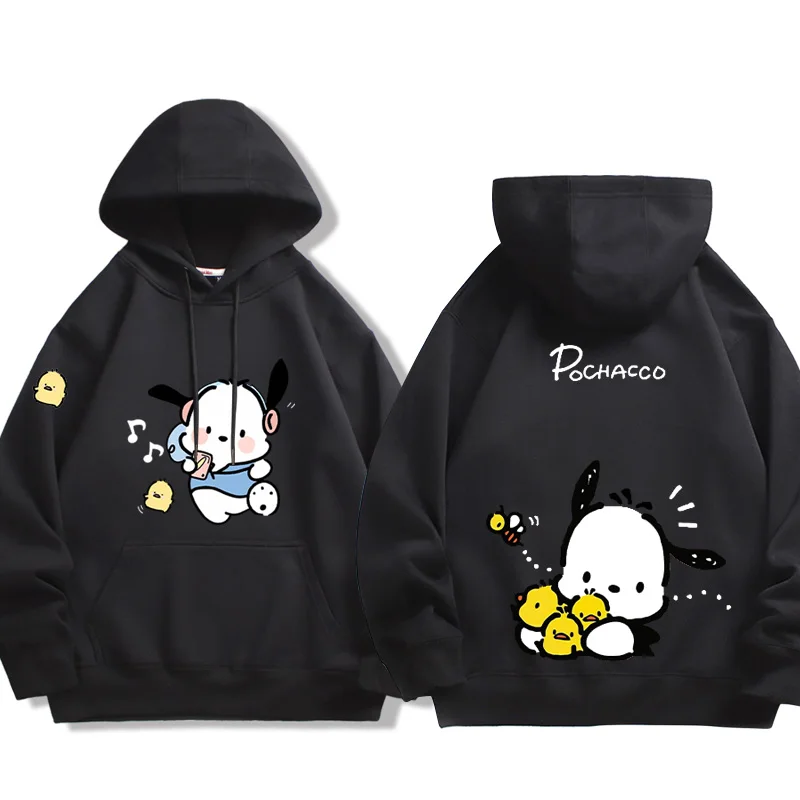 Autumn And Winter New Children Boys Girls Harajuku Clothes Cartoon Print Cute Pattern Pullover Casual Tops Big Boy Retro Hoodies