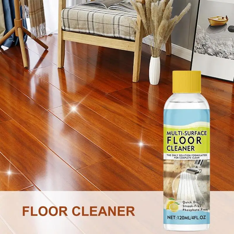 Floor cleaner 120ml strong deep stain removal protection household multi-purpose tile wood floor cleaner for home cleaning